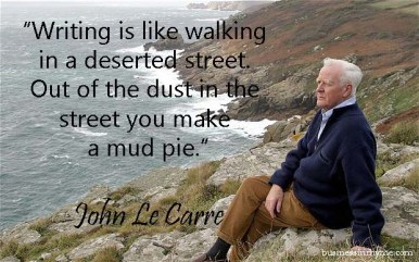 JOHN LE CARRE AT HOME, CORNWALL, BRITAIN - 07 DEC 2003...Mandatory Credit: Photo by Jonathan Player / Rex Features ( 440663F ) John le Carre JOHN LE CARRE AT HOME, CORNWALL, BRITAIN - 07 DEC 2003